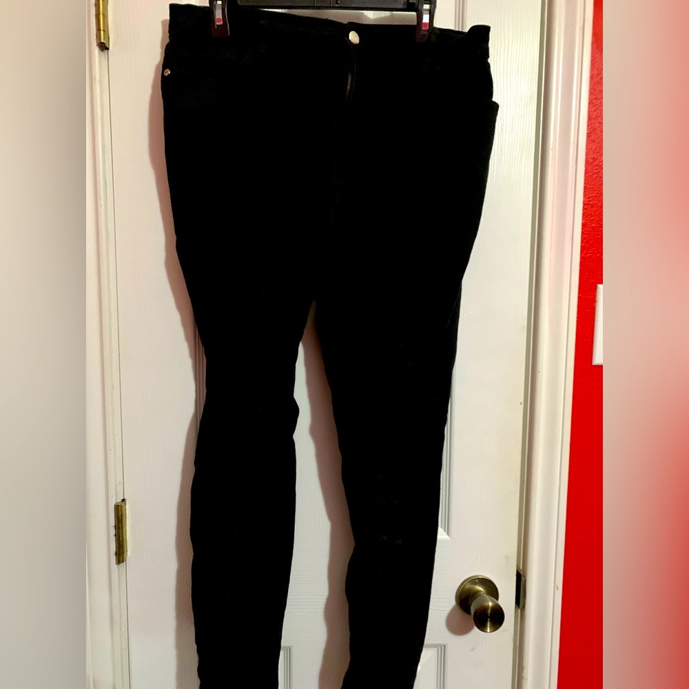 Plus size Fashion Nova distressed jeans